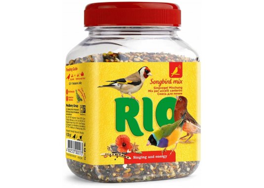 RIO (РИО) лакомство смесь для стимулирования пения для мелких птиц 240гр - фото