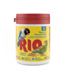 Рио витаминно-минеральные гранулы для волнистых и средних попугаев