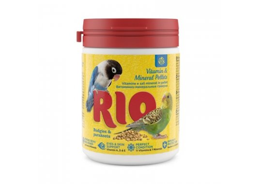 Рио витаминно-минеральные гранулы для волнистых и средних попугаев - фото