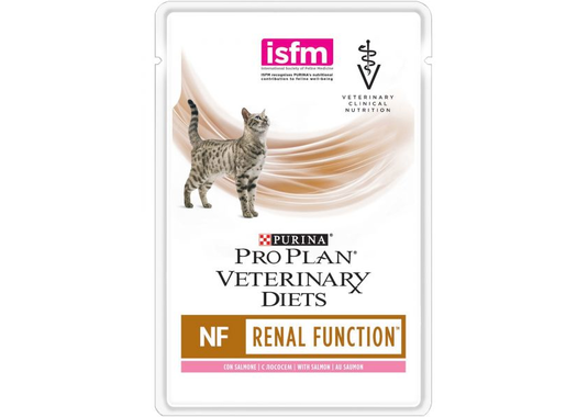 Влажный корм Purina Pro Plan Veterinary Diets NF корм для кошек при патологии почек, с лососем - фото