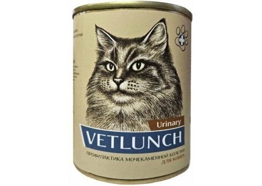 Лечебно-профилактический корм Vetlunch Urinari для кошек, Ветланч  - фото