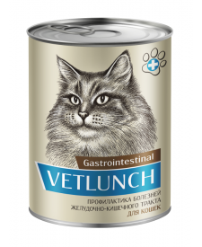 Vetlunch Gastrointestinal для кошек Профилактика болезней желудочно-кишечного тракта