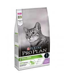 Сухой корм Purina Pro Plan для стерилизованных кошек и кастрированных котов, индейка