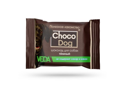 Лакомство для собак CHOCO DOG шоколад тёмный - фото