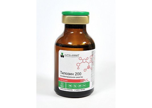Антибиотик тилозин 20 мл - фото