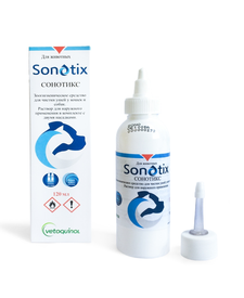 Сонотикс (Sonotix) средство для чистки ушей у кошек и собак