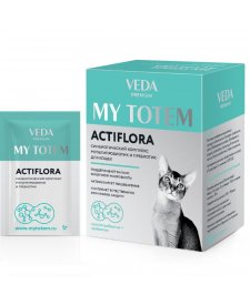 MY TOTEM ACTIFLORA синбиотический комплекс для кошек (1 пак)