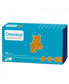 Онсиор Таблетки для собак для облегчения воспаления и боли, 5 мг