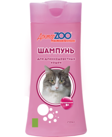 Доктор Zoo Шампунь для длинношерстных кошек, 250мл