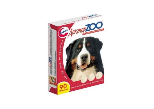 Доктор ZOO витамины для собак "Здоровье кожи и шерсти" - фото