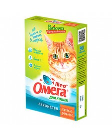 Омега Neo витамины для кошек с морскими водорослями, 90 таб.