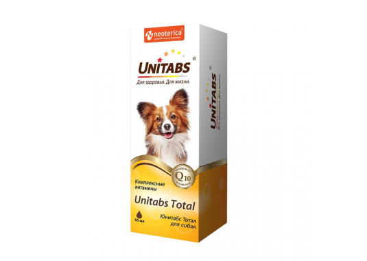Комплексные витамины для собак UNITABS Total с Q10, 50 мл - фото
